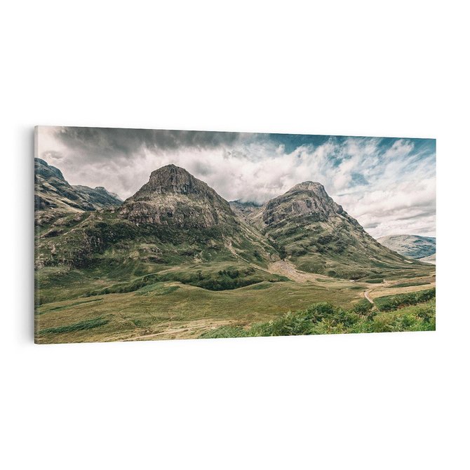 Obraz na płótnie 100x50 - Krajobraz górski - krajobraz, góry