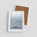 Plakat w ramie 30x40 - Spotkanie z Orką - morze, ocean - rama biała