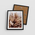 Plakat w ramie 40x50 - Sztuka Suszonych Traw - trawa pampas, suszone trawy - rama czarna