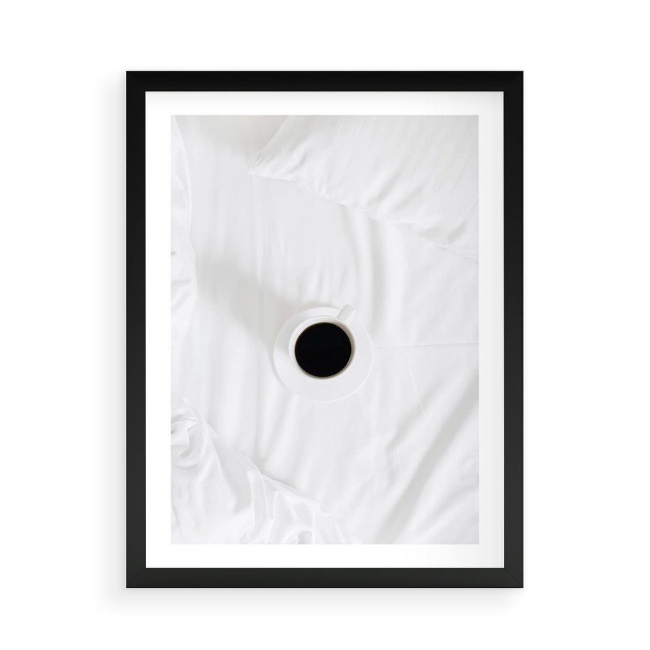 Plakat w ramie 50x70 - Prostota Rytuału - fotografia, minimalizm - rama czarna