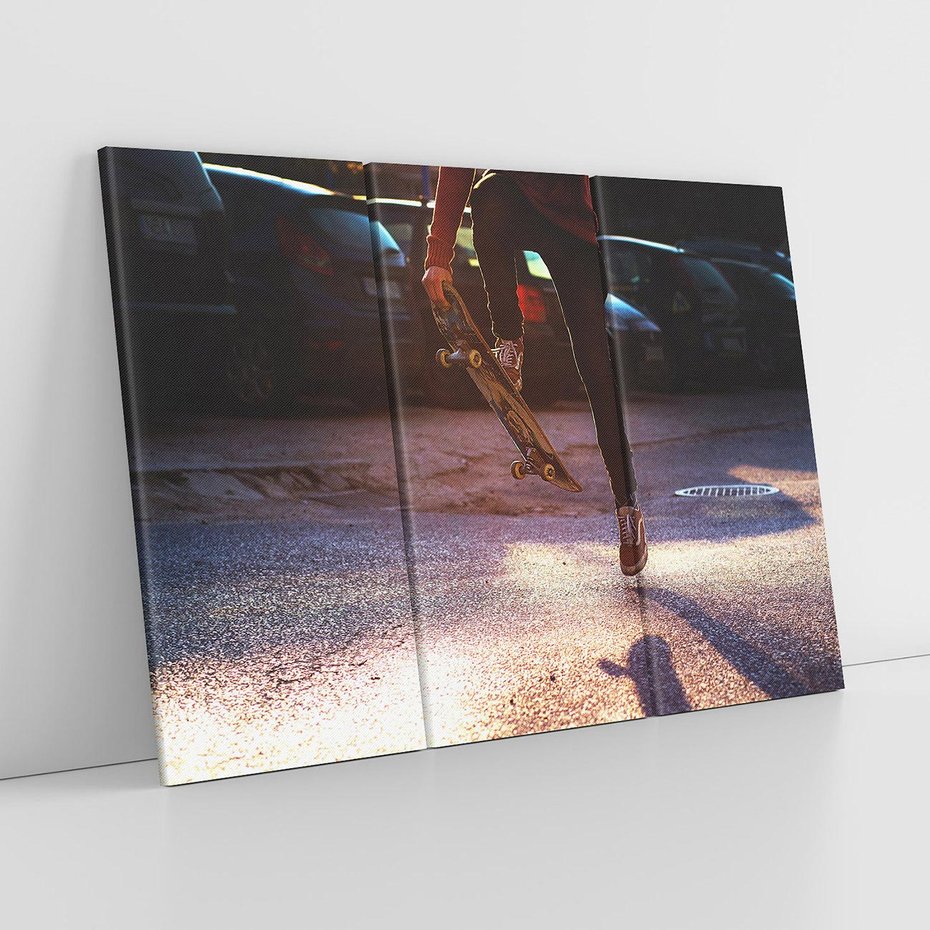 Obraz na płótnie 120x80 - Deskorolkowa Adrenalina Sportu - deskorolka, skateboard