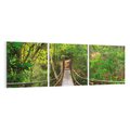 Obraz na płótnie 150x50 - Tajemniczy most w tajskim lesie - Tajlandia, most