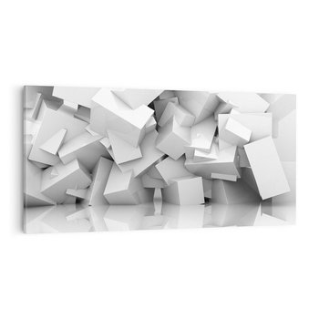 Obraz na płótnie 140x70 - Odkryj niezwykłą formę - 3D, abstrakcja