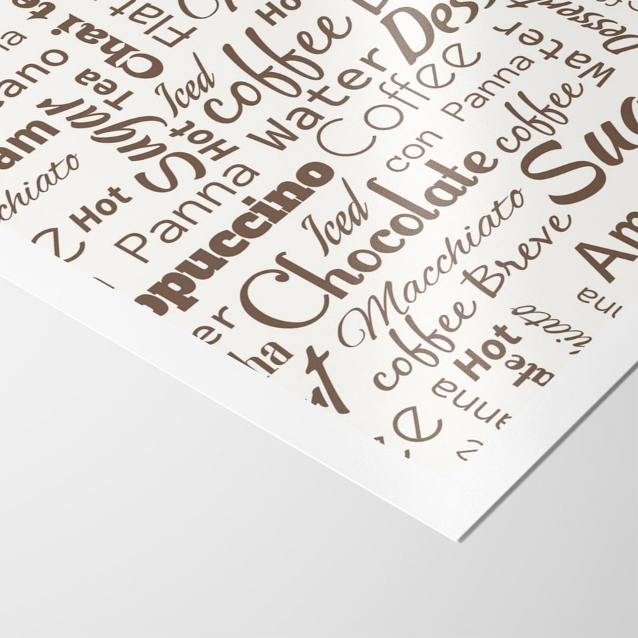 Plakat bez ramy 21x30 - Kawa w Stylu Coffee - kawa, coffee