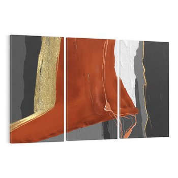 Obraz na płótnie 120x80 - Abstrakcyjna impresja - abstrakcja, nowoczesny