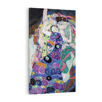 Obraz na płótnie 80x120 - "Dziewica" (1913) Gustav Klimt - Reprodukcja - reprodukcja, obraz na płótnie