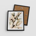 Plakat w ramie 40x50 - Odcienie Wiedzy - książki, ujęcie z góry - rama czarna