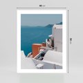 Plakat bez ramy 40x50 - Magiczna Wyspa na Twojej Ścianie - Santorini, wyspa