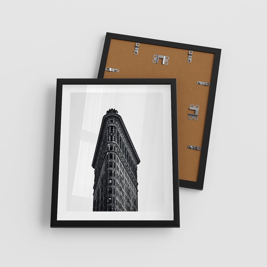 Plakat w ramie 40x50 - Majestatyczna Architektura - architektura, majestatyczny budynek - rama czarna