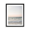 Plakat w ramie 40x50 - Morze i Fale - morze, fale - rama czarna