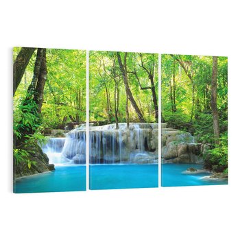 Obraz na płótnie 120x80 - Tajemniczy wodospad w tajskim lesie - Tajlandia, wodospad