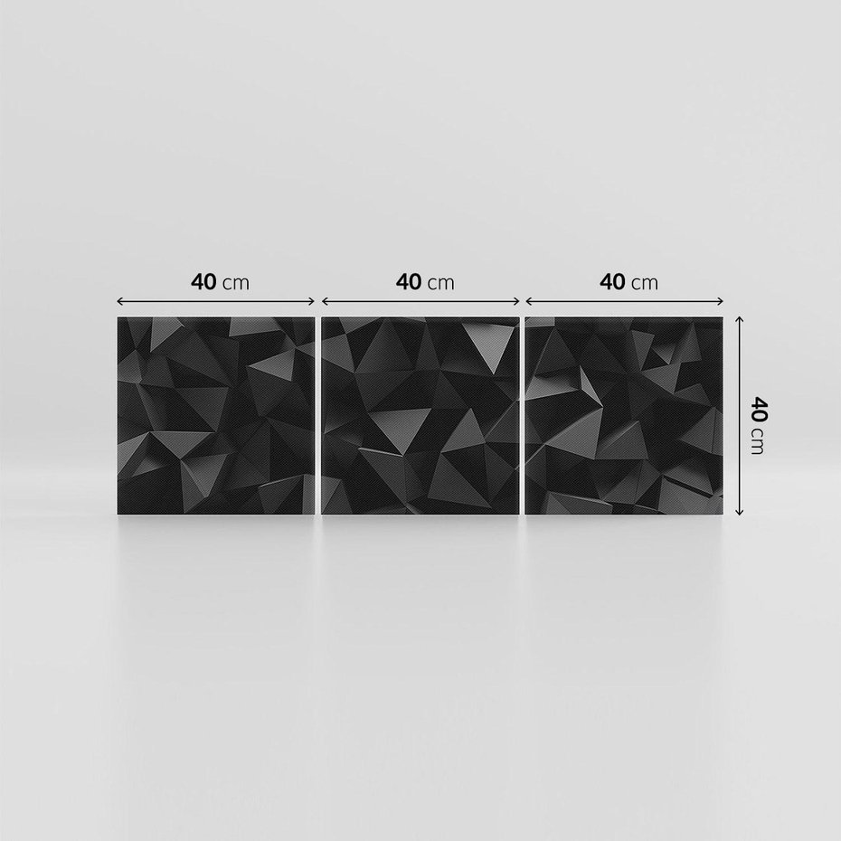 Obraz na płótnie 120x40 - Abstrakcyjne 3D układy - 3D, abstrakcja