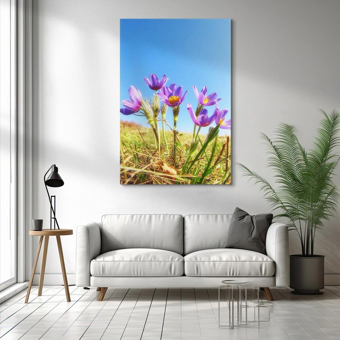 Obraz na płótnie 50x70 - Kwiatowa siła łąki - kwiaty, łąka