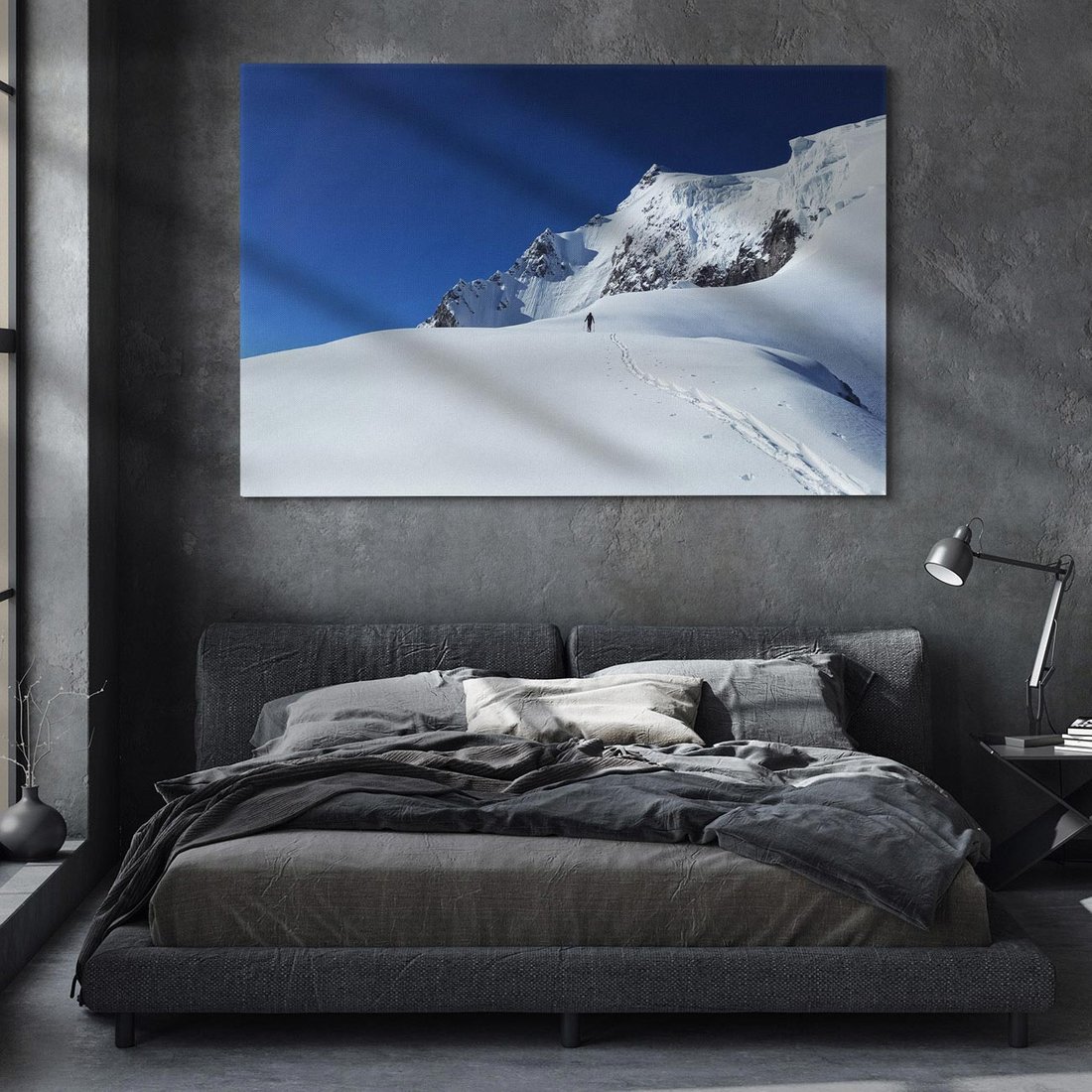 Obraz na płótnie 120x80 - Górska zima w pełnym blasku - góry, zima