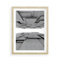 Plakat w ramie 50x70 - Architektura 3D - architektura, 3D - rama drewno