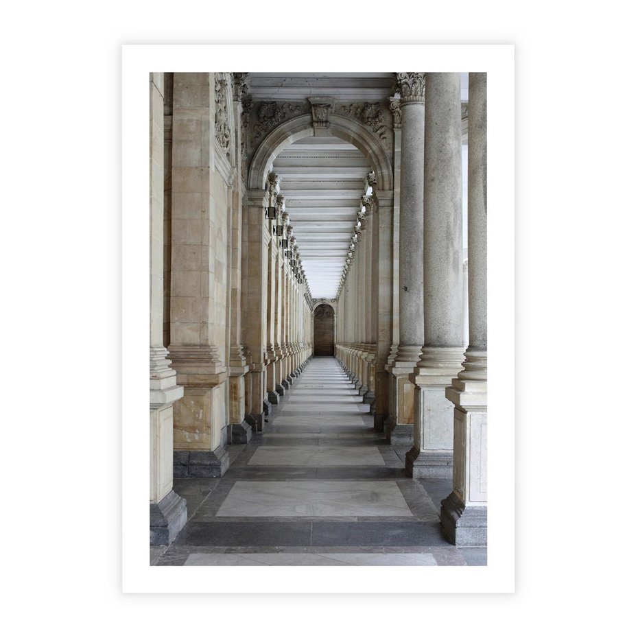 Plakat bez ramy 30x40 - Uroki Kolumn - kolumny, architektura