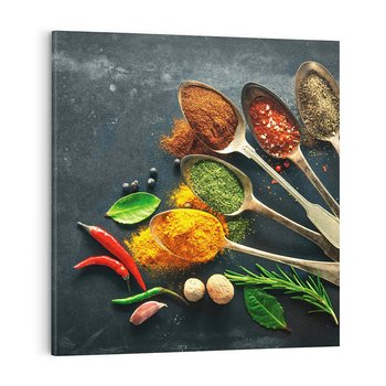 Obraz na płótnie 50x50 - Smak Orientu - przyprawy, azja