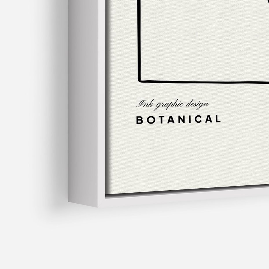 Obraz w ramie 80x120 - Symfonia kwiatowej ekspresji - kwiat, grafika - rama biała