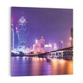Obraz na płótnie 50x50 - Macau: Spotkanie dwóch światów - Macau, Hong