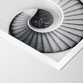 Plakat bez ramy 30x40 - Nowoczesne Schody: Kręcone Piękno - nowoczesna architektura, kręcone schody