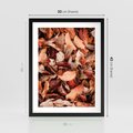 Plakat w ramie 30x40 - Magia Jesiennej Ziemi - liście, jesień - rama czarna