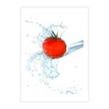 Plakat bez ramy 50x70 - Apetyczna KuchniaNowoczesna Ekspresja - pomidor, jedzenie