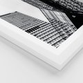 Plakat w ramie 30x40 - Fotografia Wieżowców - architektura, budynki - rama biała