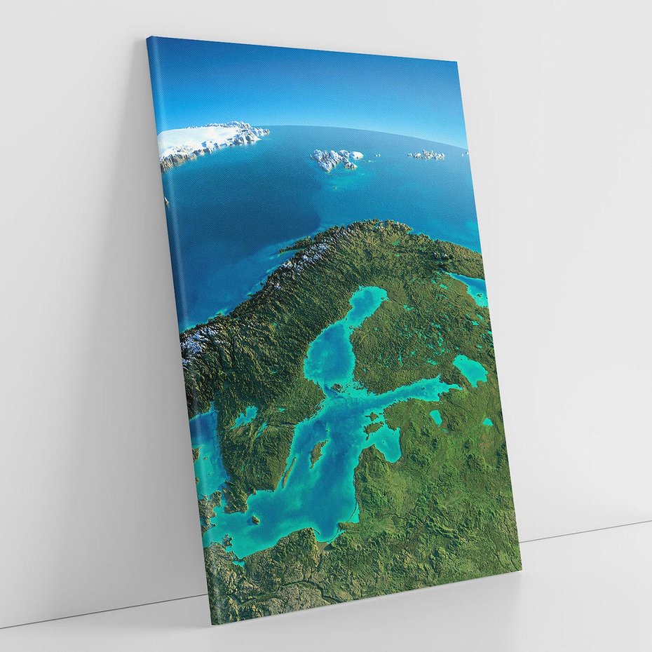 Obraz na płótnie 50x70 - Beztroski widok na ocean - widok, ocean