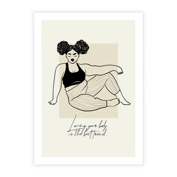 Plakat bez ramy 21x30 - Kobieca Moc - nowoczesna sztuka kobieca, plakat