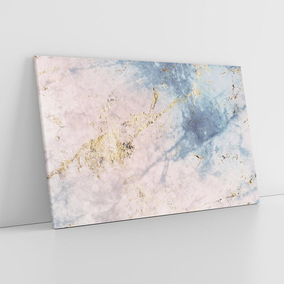 Obraz na płótnie 120x80 - Luksusowa Dekoracja - marmur, złoto