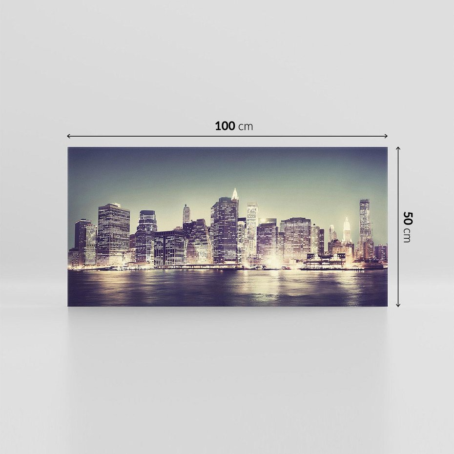 Obraz na płótnie 100x50 - Miasto niekończących się możliwości - Nowy York, miasto