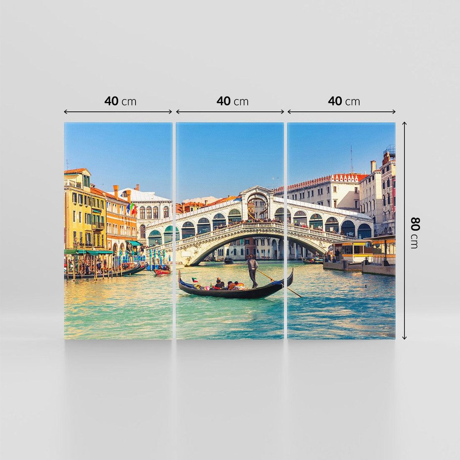 Obraz na płótnie 120x80 - Wenecja: romantyczne zakątki miasta - Wenecja, Włochy