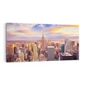 Obraz na płótnie 100x50 - Amerykański duch: Miasto na horyzoncie - USA, Ameryka