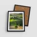 Plakat w ramie 40x50 - Pejzaż Widoczek - widoczek, pejzaż - rama czarna