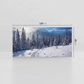 Obraz na płótnie 120x60 - Zimowe góry w lesie - góry, zima