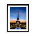 Plakat w ramie 40x50 - Wieża Eiffla w Innej Odsłonie - wieża, Eiffla - rama czarna