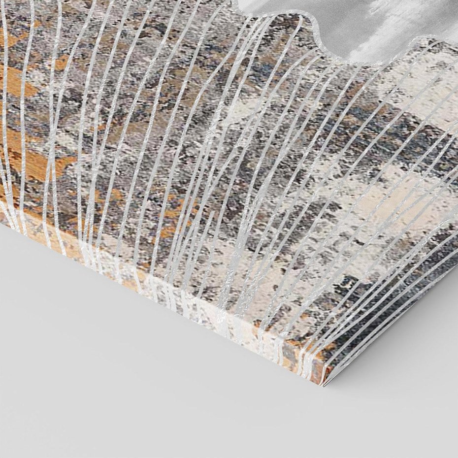 Obraz na płótnie 50x70 - Złote liście melancholii - liście miłorzębu, tekstura