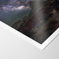 Plakat bez ramy 30x40 - Gwiaździsta Noc na Pustyni - noc na pustyni, gwiździste niebo