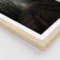 Plakat w ramie 30x40 - Urok Drogi - las, droga - rama drewno