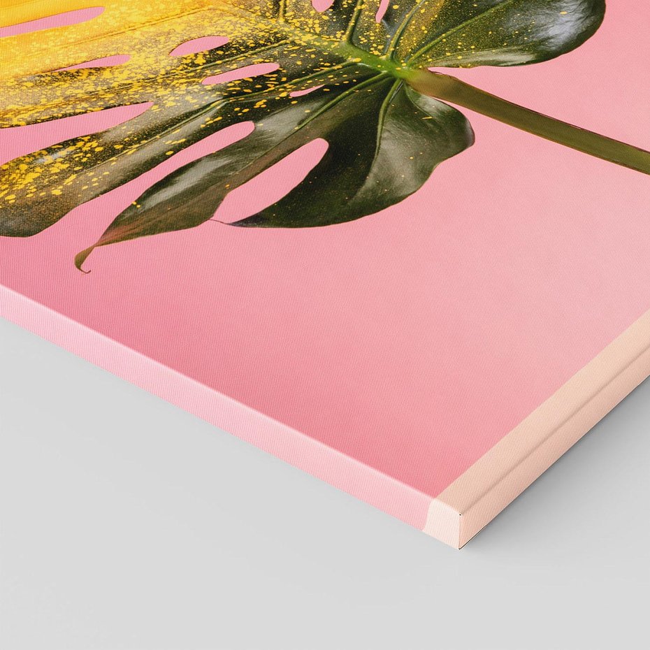 Obraz na płótnie 70x70 - Majestatyczna monstera - monstera, liść