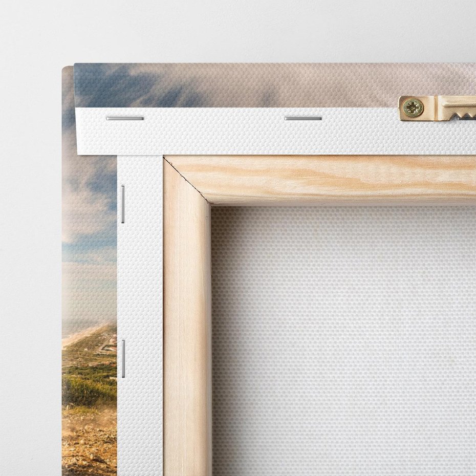 Obraz na płótnie 140x70 - Ekscytująca Akcja - motocykl, cross