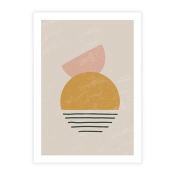 Plakat bez ramy 30x40 - Krótka Forma - abstrakcyjna sztuka, boho kształty