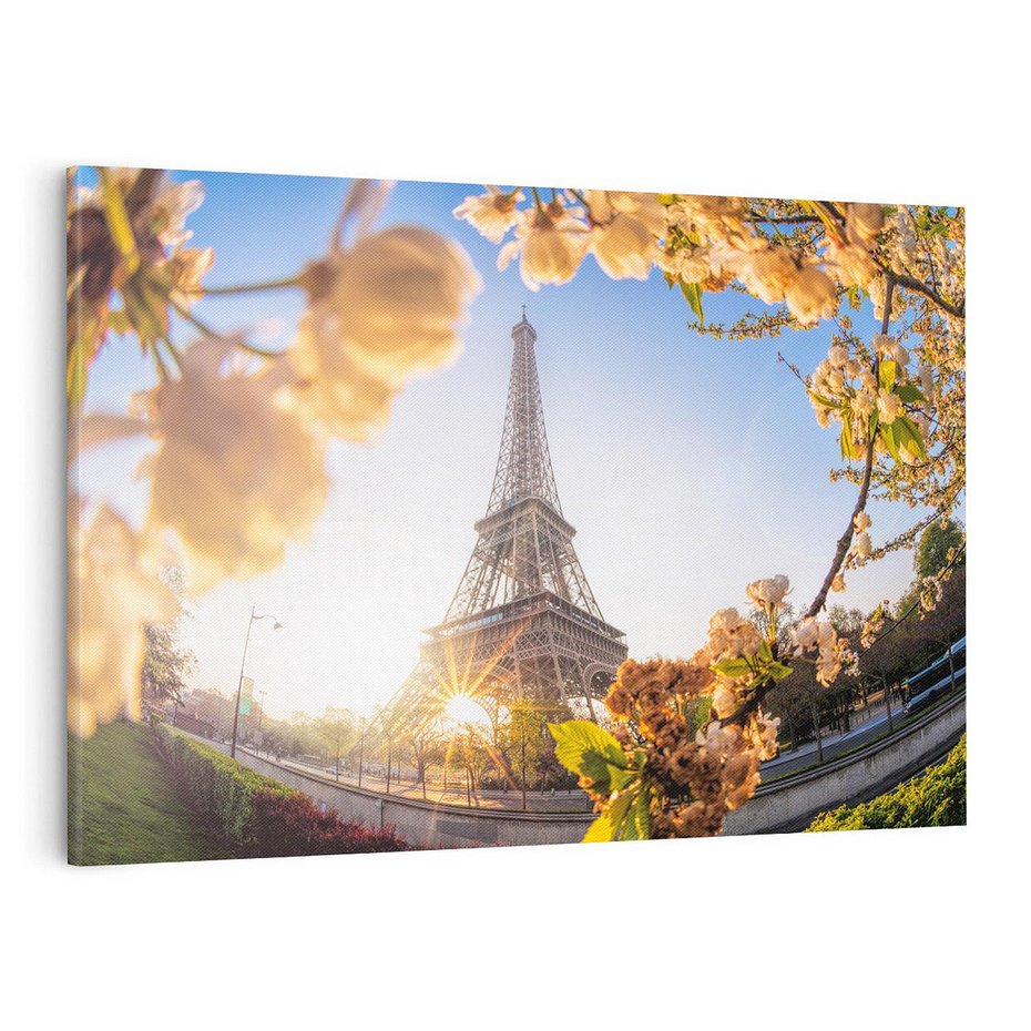Obraz na płótnie 120x80 - Ikona Paryża - Wieża, Eiffla