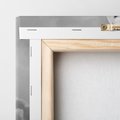 Obraz na płótnie 30x30 - Elegancja w Czarno-Białym - koń, biało