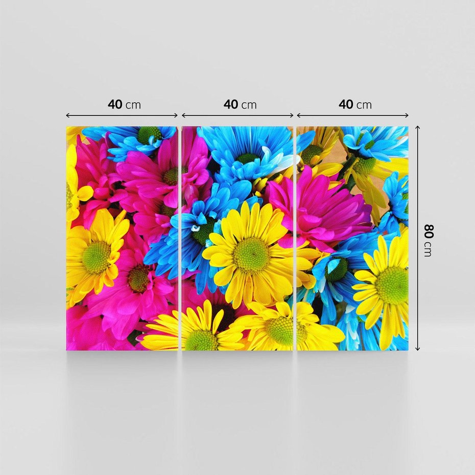 Obraz na płótnie 120x80 - Kwiatowy Świat - kwiat, kwiaty