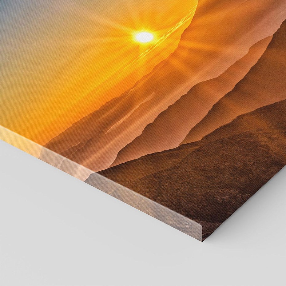 Obraz na płótnie 70x70 - Malownicze góry piękno krajobrazu - góry, krajobraz