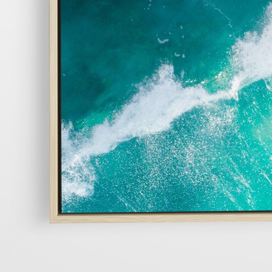 Obraz w ramie 100x70 - Siła i Spokój - morze, ocean - rama drewno