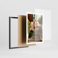 Plakat w ramie 50x70 - Uroczysta perspektywa uliczki - uliczka, perspektywa - rama czarna