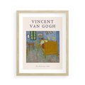 Plakat w ramie 40x50 - Reprodukcja van Gogha - vincent van gogh, reprodukcja - rama drewno