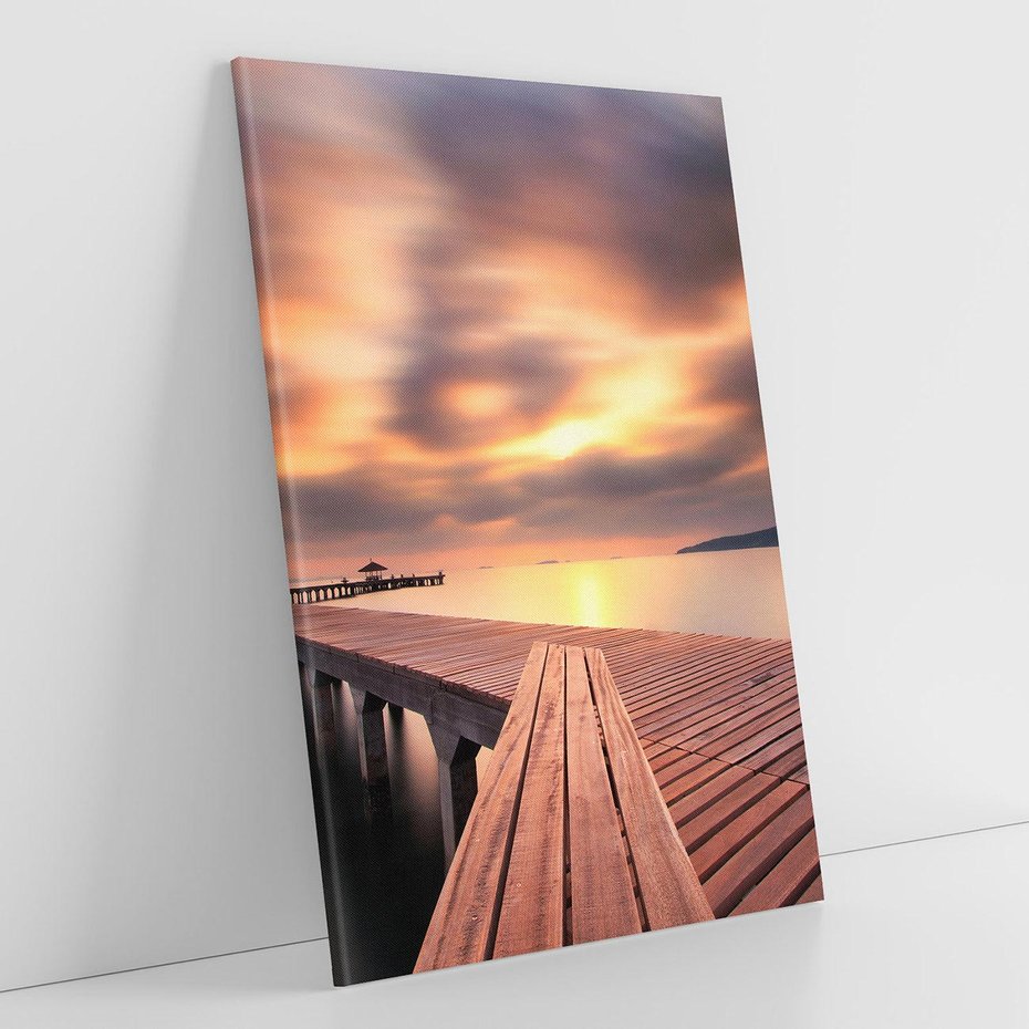 Obraz na płótnie 70x100 - Marina nad Oceanem - Tajlandia, marina